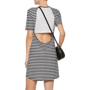 A.L.C. Dalio cutout striped linen mini dress NWOT